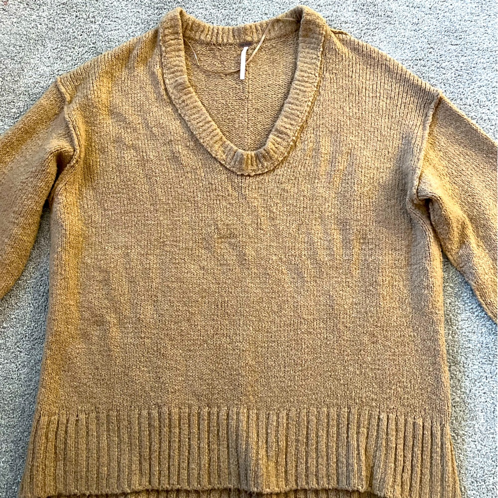 Free People scoop neck sweater